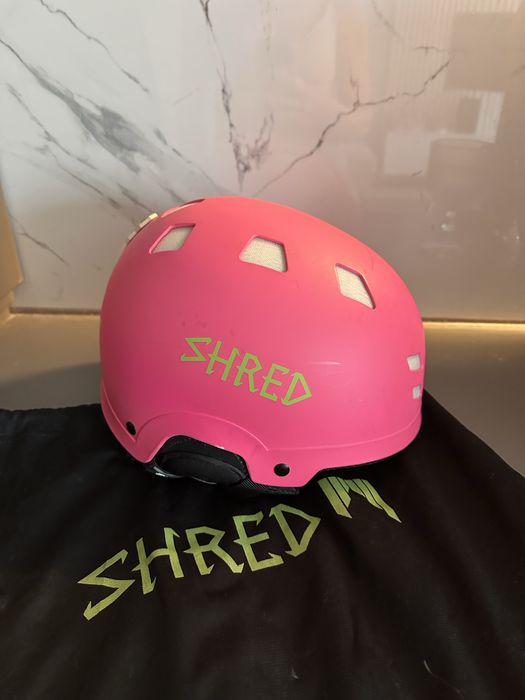 Kask narciarski Shred 58 cm różowy