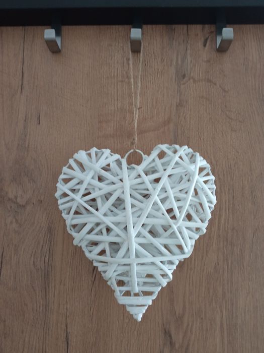 Zawieszka ozdoba drewniana rustykalna serce