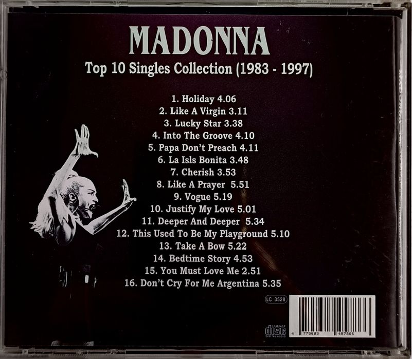 Madonna  Top 10 Singles Collection