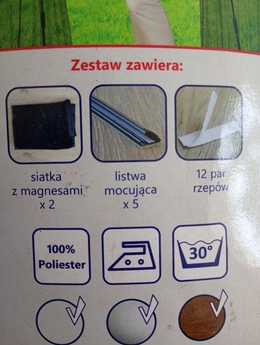 Siatka magnetyczna na drzwi na owady Bros