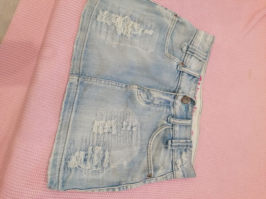 Spódnica młodzieżowa damska jeans mini
