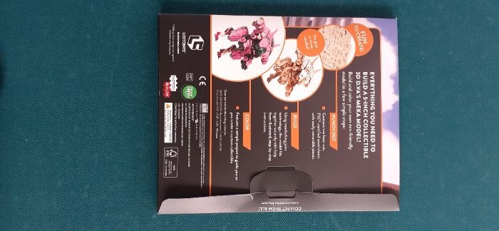 Modelo de madeira montável - D.VA'S MEKA - Overwatch