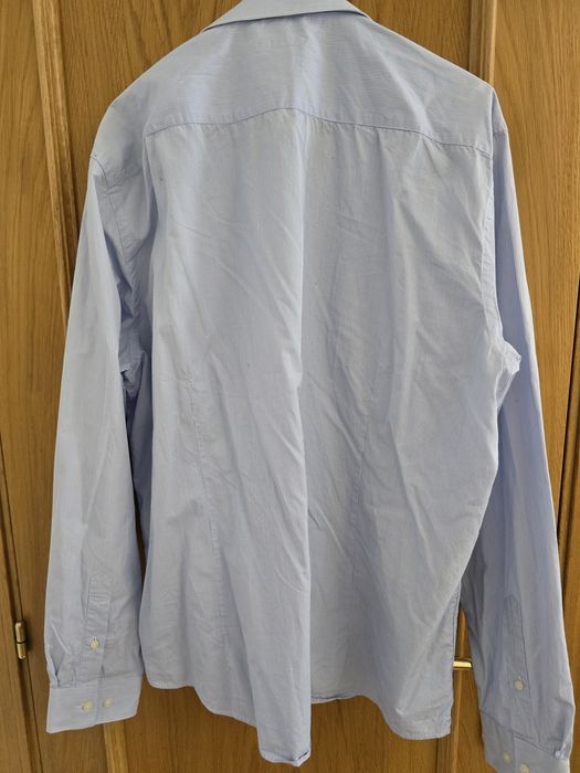 Camisa azul  com riscas Jerem 45