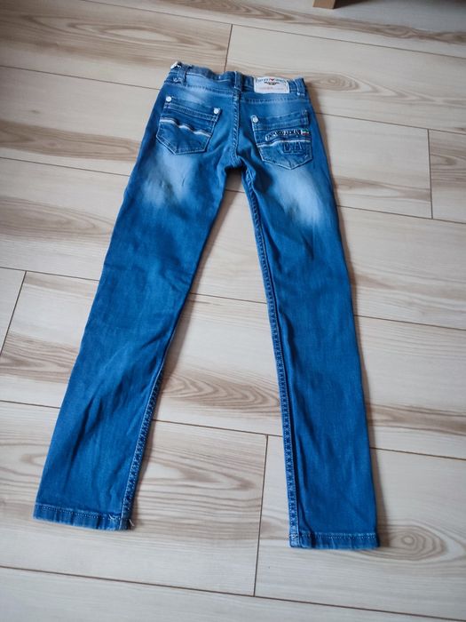 Spodnie dżinsowe, rozm 128/134