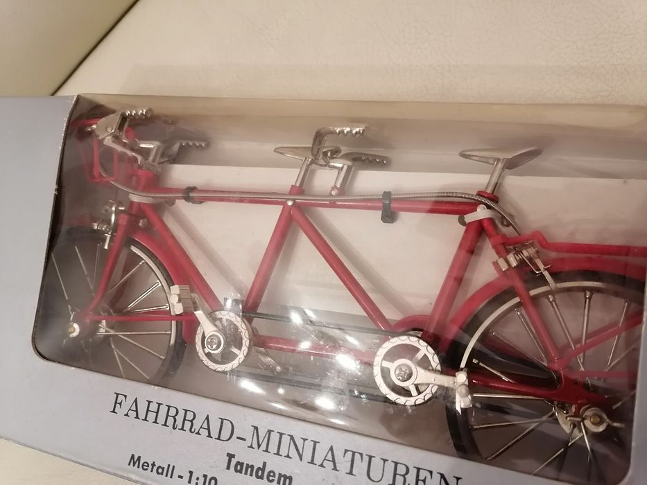 Tandem Fahrrad Miniaturen miniaturka Nowa rower