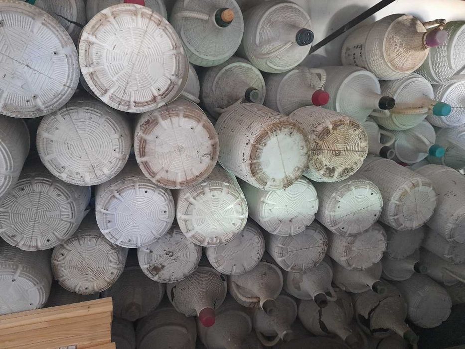 Garrafões de 5 Lt vidro