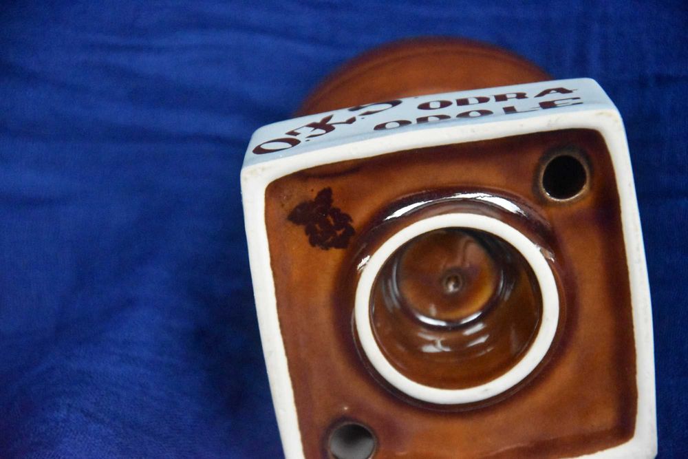 Porcelanowa pamiątka Odra Opole klub sportowy, prod. Tułowice lata 70