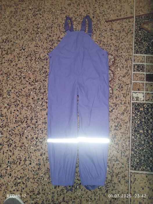 Напівкомбінезон грязепруф прорезинений 6-8 років (122-128 см)