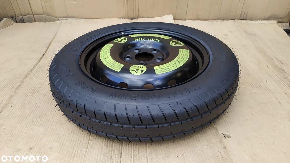koło dojazdowe 5x112 r16 koło dojazdowe r16 mercedes b klasa w246 2012-2018