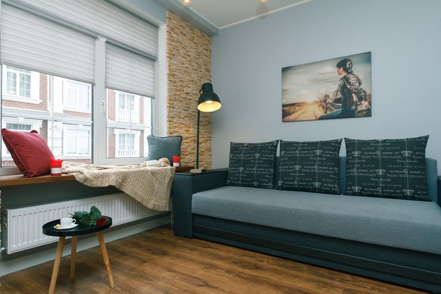 Дизайн-проект у стилі ЛОФТ ЖК Британський Квартал Подобова оренда Київ