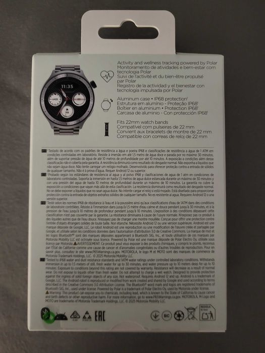 Smartwatch moto watch Special Edition