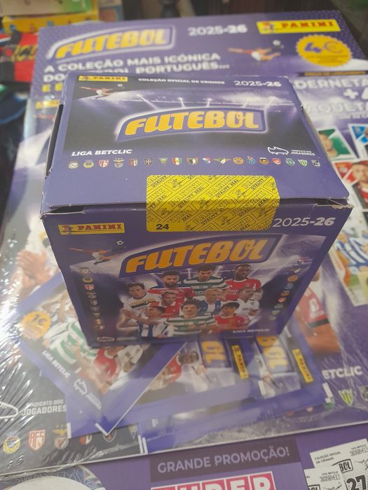 Liga Portuguesa 2026 cromos Panini SAQUETAS caixa Mercado de Inverno