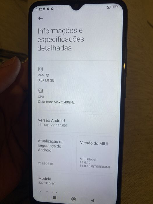 Xiaomi 10C com capa e carregador