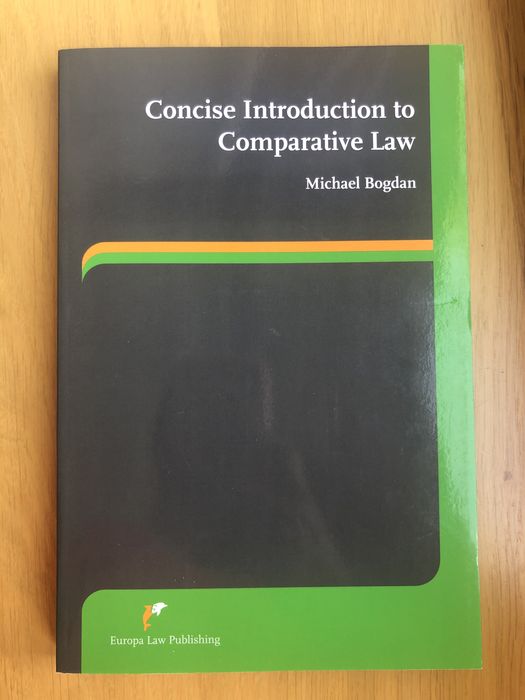 Książka „Concise introduction to Comparative law”