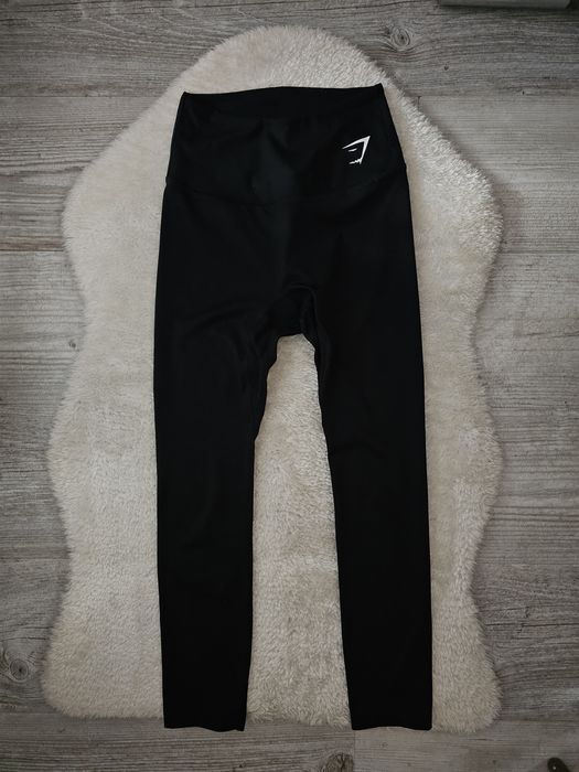 Legginsy gymshark Czarne Rozmiar XS Legginsy gymglamour