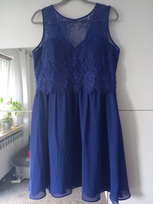 Sukienka roz 42 kobaltowa