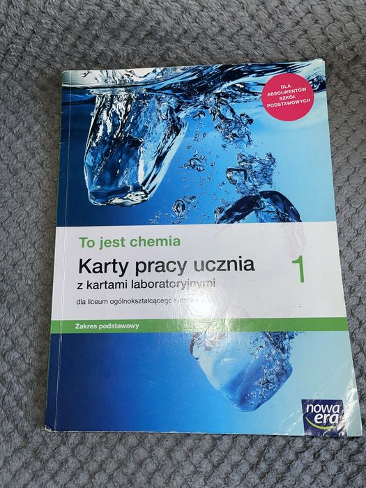 To jest chemia 1 karty pracy ucznia zakres podstawowy