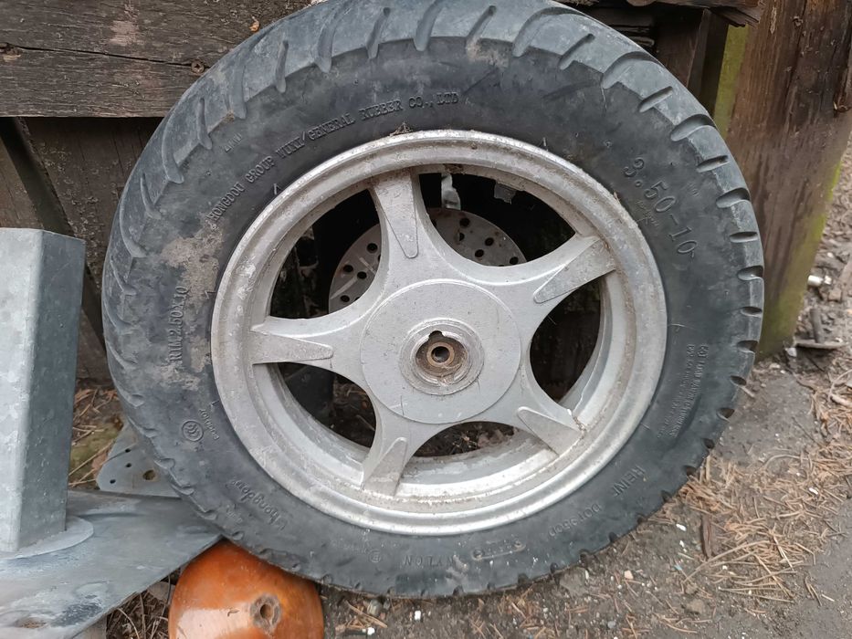 koło aluminiowe do skutera 10 cali
