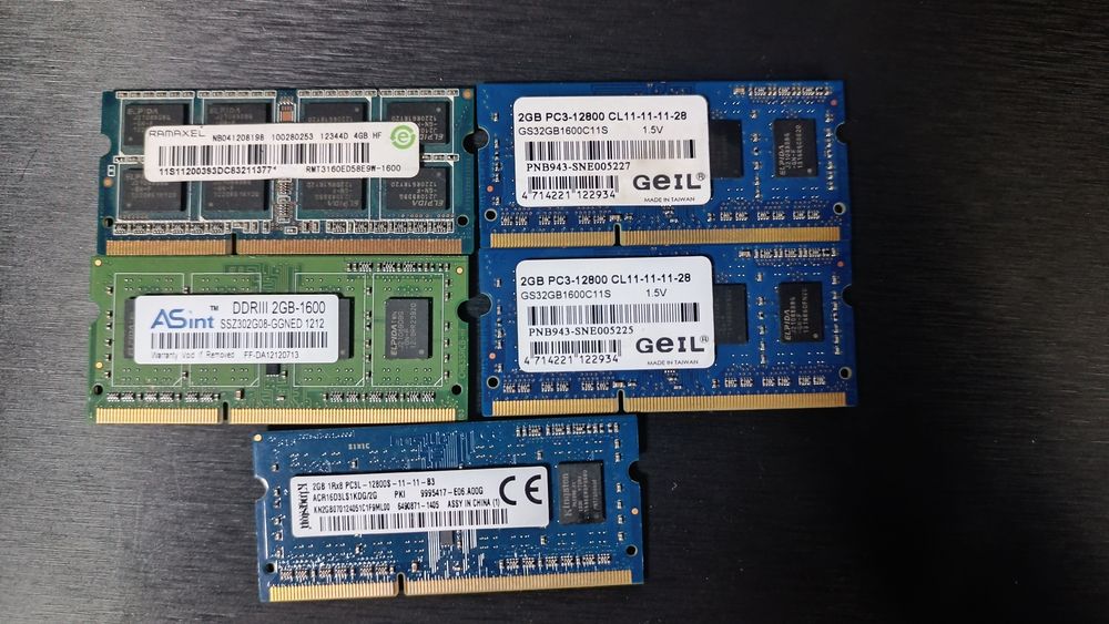 Оперативна пам'ять для  ноутбука  DDR3 Sodimm 4GB,2GB