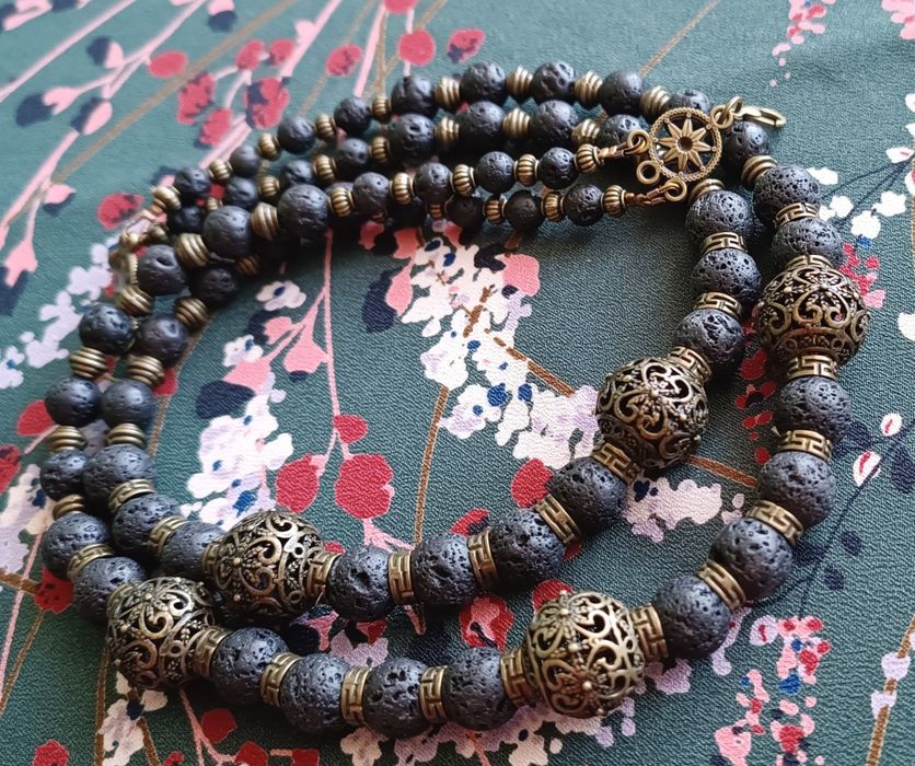 Намисто "Затишна ніч" в українському стилі