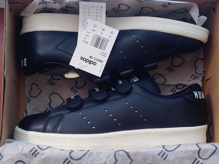 Adidas x Human Made, коллаборация NIGO, премиум кожа, EU 44