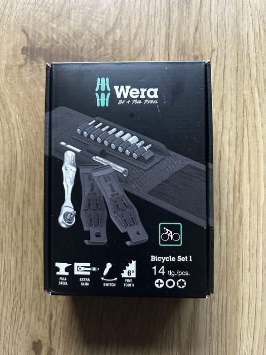 Тріскачка WERA Zyklop Mini з набором біт, Bicycle Set 1