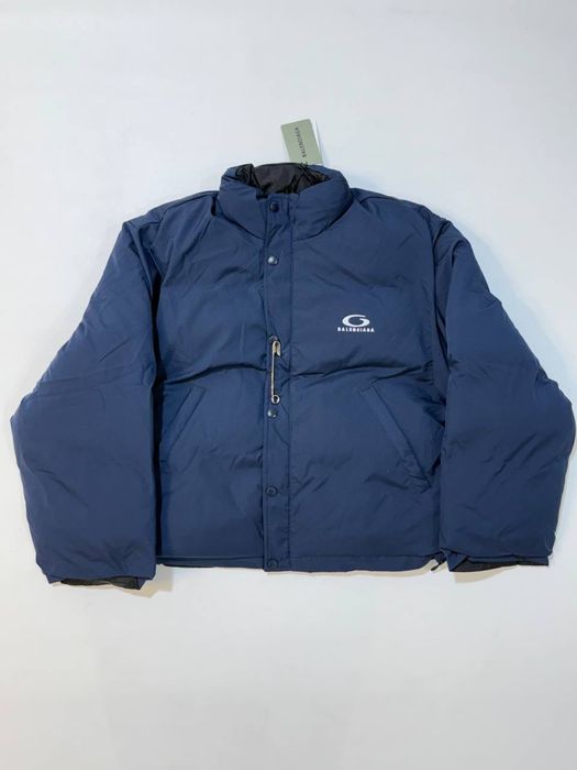 куртка пуховик Balenciaga Loop Sports Icon Reversible Puffer Vetements