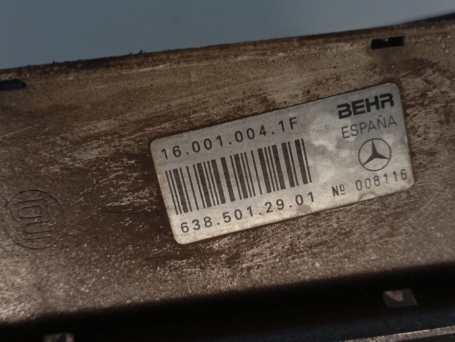 Radiador do intercooler MERCEDES-BENZ Vito Combi (638)