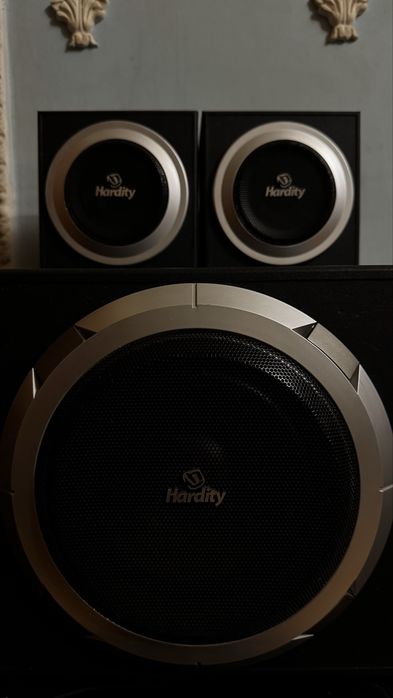 Музыкальный центр Panasonic, колонки hardity, видеомагнитофон technics