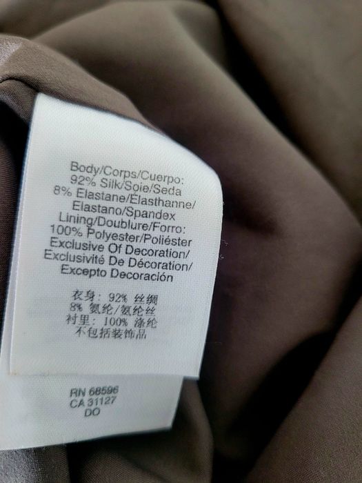 DKNY letnia sukienka jedwab Donna Karan