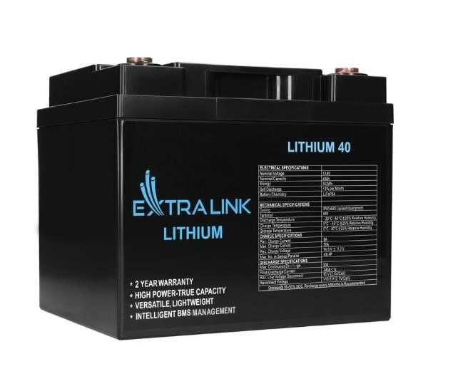 Акумулятор Extralink LiFePO4 40Ah 12,8V з BMS