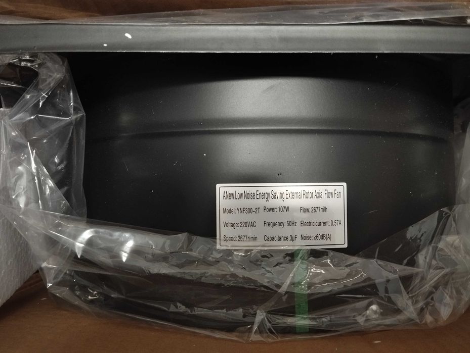 Ventoinha / Extrator Industrial Axial 300 mm – Novo