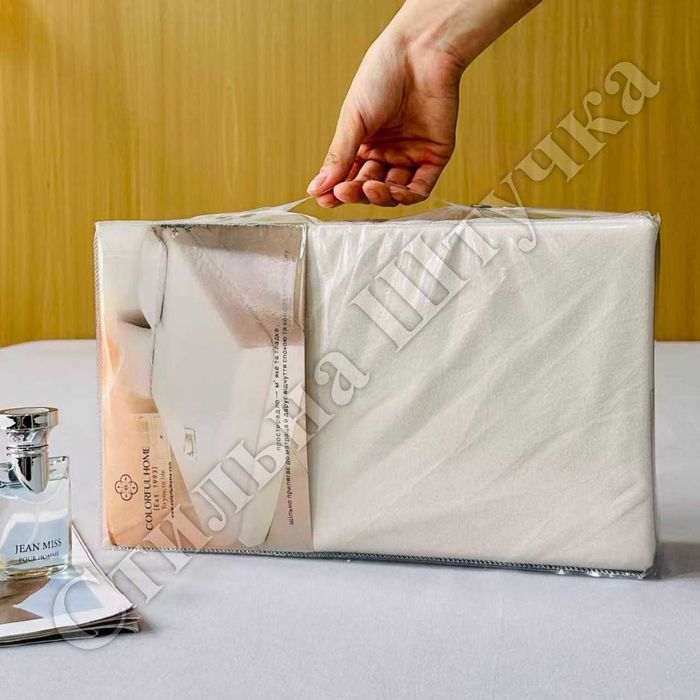 Плюшеві простирадла з гумкою та наволочками