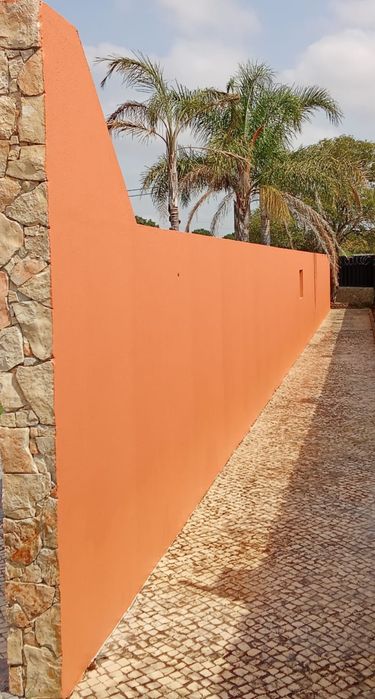 Construção, pintura, demolição.