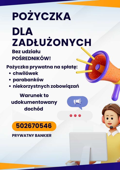 Pożyczka dla zadłużonych