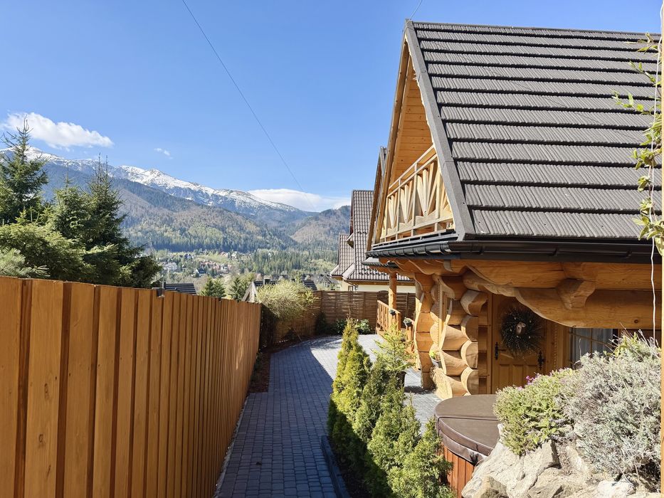 Domek z jacuzzi i widokiem na góry | Zakopane Kościelisko