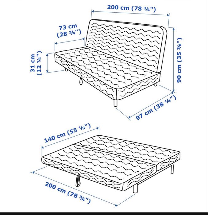 Sofá-cama Ikea Nyhamn