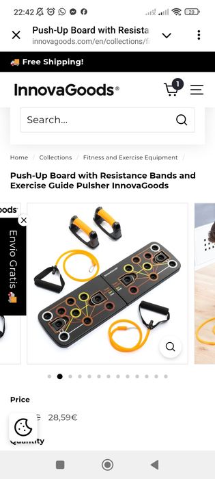 Prancha de exercícios físicos push up