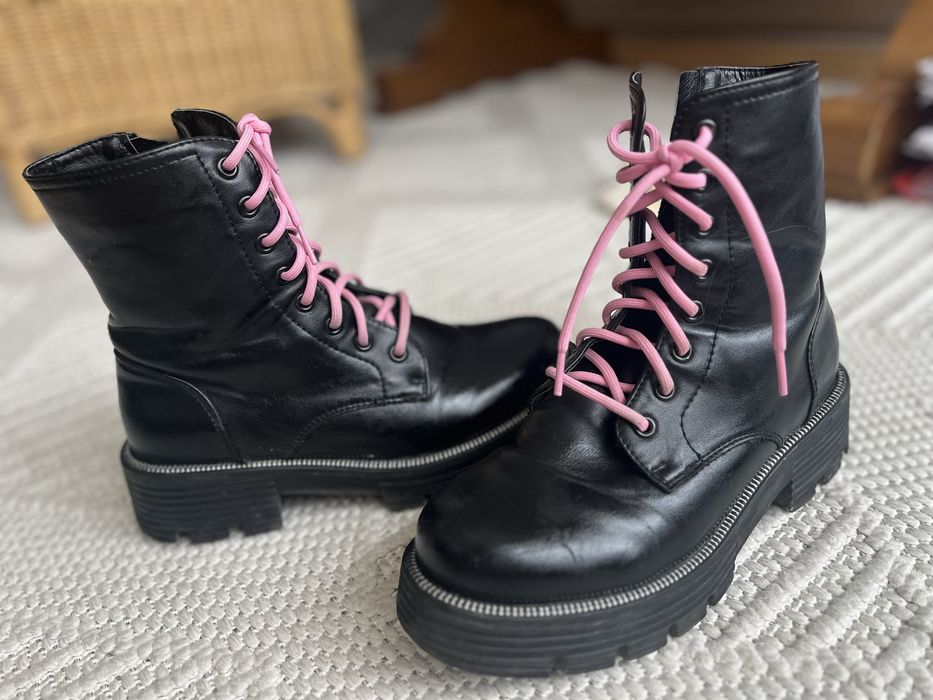Buty trapery r. 37 jak nowe