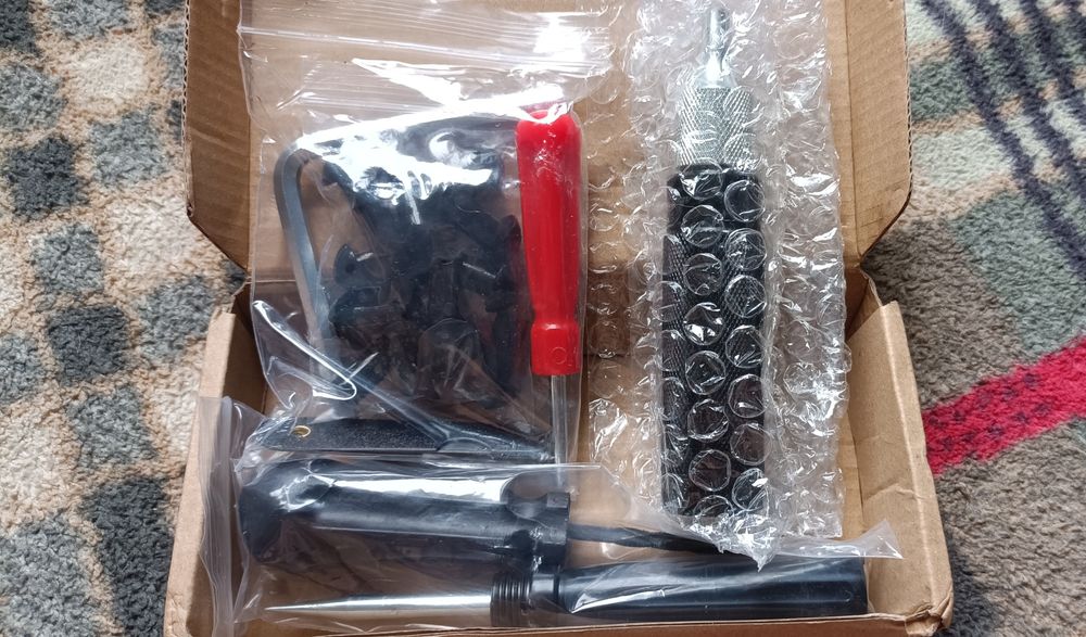 Набор для ремонта шин грибками+(запасные)