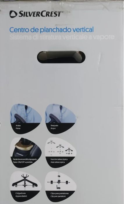 Escova engomar vapor SilverCrest Lidl - novo