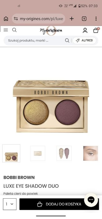 Cienie do powiek Bobbi Brown Luxe Eye Shadow Duo Midnight Toast