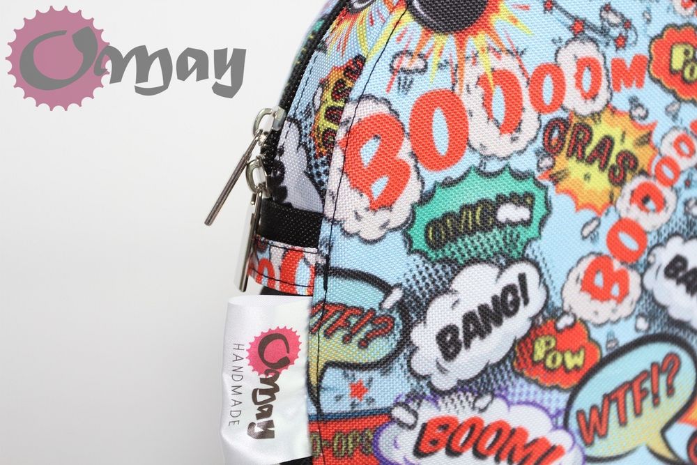 Czarny organizer do OBAG MOON LIGHT komiks 2 kieszenie wkład OMAY
