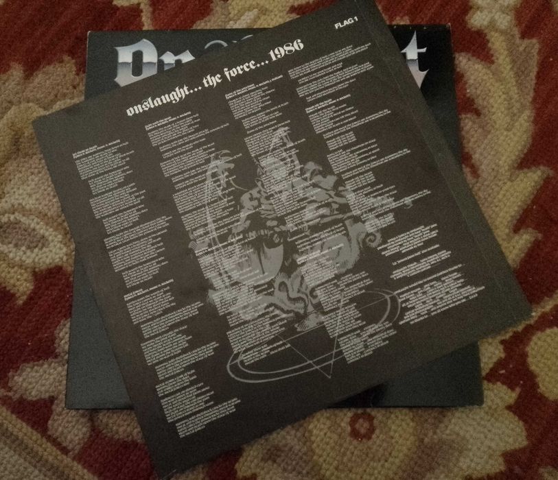 Onslaught - " The Force" ,,, LP em vinil 1a edição