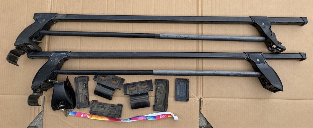 Bagażnik dachowy rowerowy Thule do VW Polo 6n 3 iii z kluczykiem i blokada