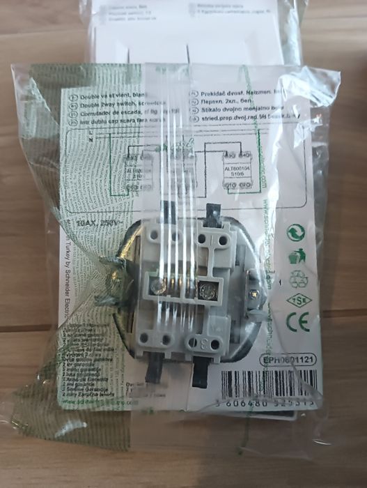 7 Interruptores comutadores Novos -Embalados Asfora Schneider Eletric*