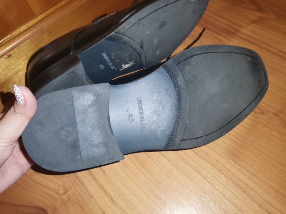 Sapatos de Pele Under Blue