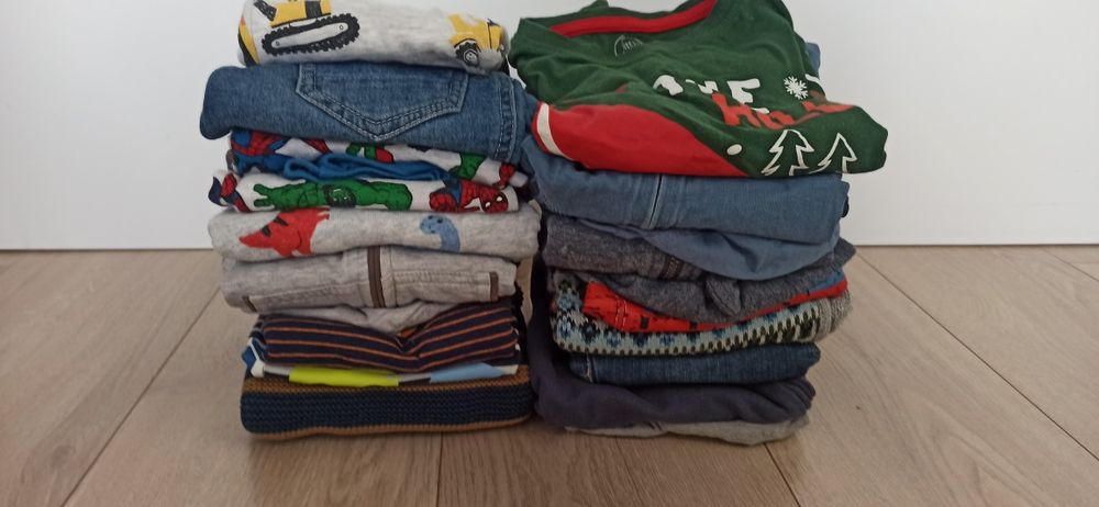 Paka ubrań 86-110 dla chłopca