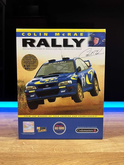 Colin McRae Rally 1 (PC EN 1998) BIG BOX angielskie premierowe wydanie