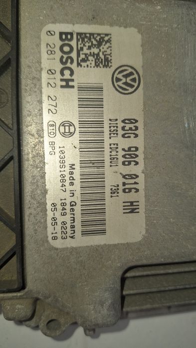 Centralina do motor Vw Cady 2.0sdi 2006